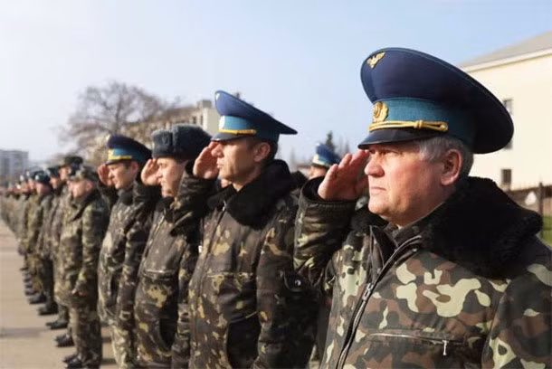 Các tướng lính trong quân đội Ukraine.