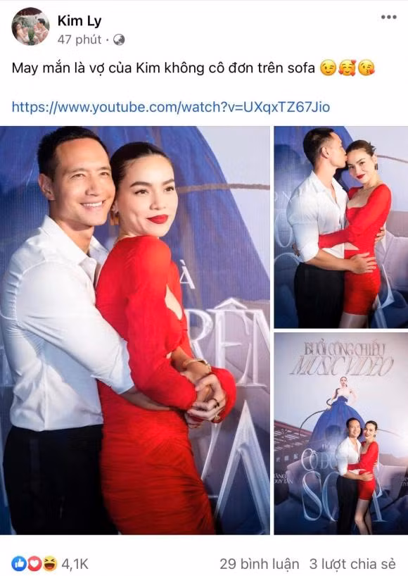 Kim Ly dung tieng Viet khen vo, Ha Ho voi chung minh khong viet