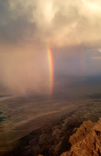 Cầu vồng kép tại Nevada.