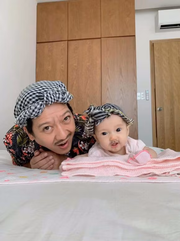 Con gai Truong Giang 'dinh keo' voi ba khi bi benh-Hinh-5