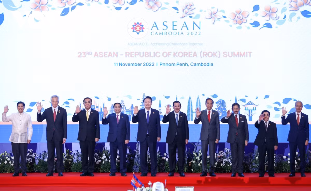 Thu tuong Chinh phu Pham Minh Chinh du hoi nghi cap cao ASEAN voi cac doi tac-Hinh-4