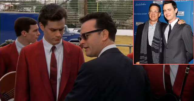 Tom Hanks và con trai Colin đón vai cha con trong bộ phim "The Great Buck Howard" năm 2008.