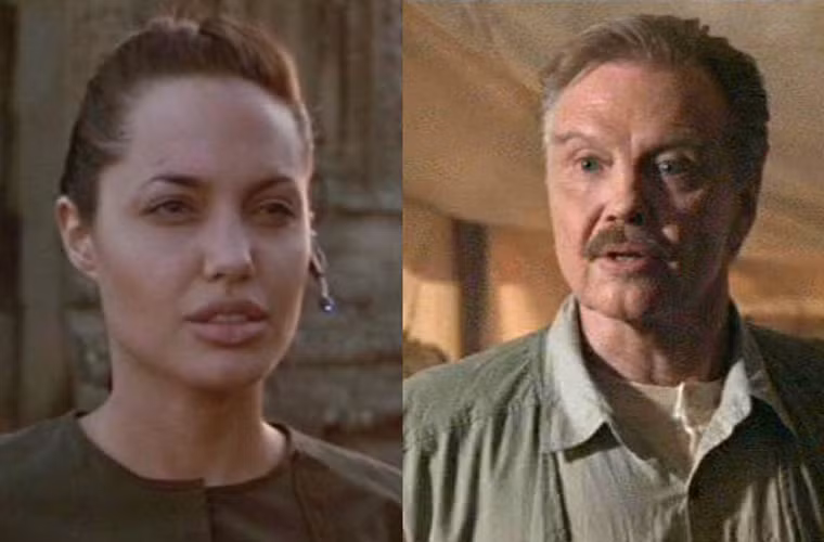 Cha đẻ của Angelina Jolie, nam diễn viên Jon Voight đã vào vai cha của cô trong bộ phim "Lara Croft: Tom Raider" năm 2001.