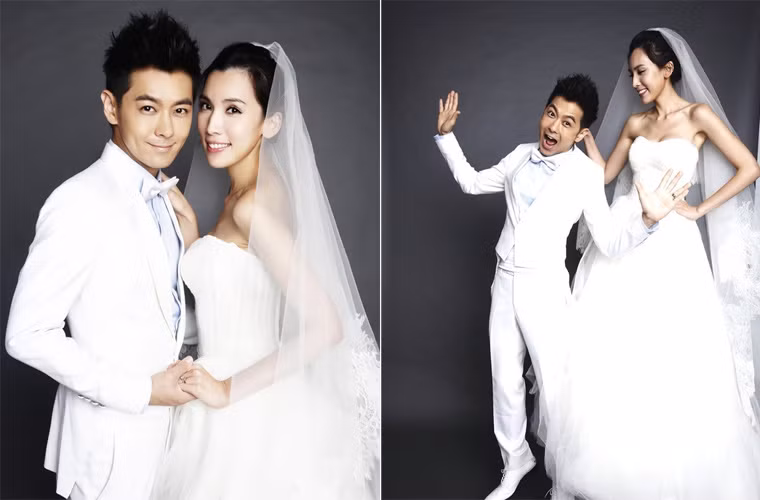 Lâm Chí Dĩnh và người mẫu Trần Nhược Nghi tổ chức lễ cưới lãng mạn ở Thái Lan vào ngày 30/7/2013.