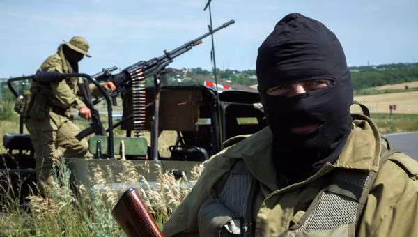 Dân quân tự vệ miền đông Ukraine.