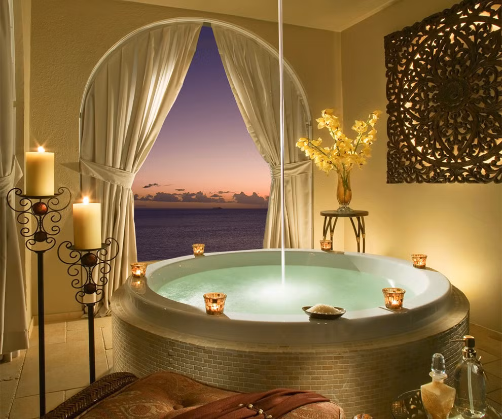 Bồn tắm độc trong khách sạn Cheeca Lodge &amp; Spa - Islamorada, ở Florida (Mỹ).