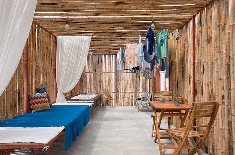 Căn nhà đầu tiên, với diện tích sàn là 22,5m2, đã được thiết kế như một mô hình nhà ở.