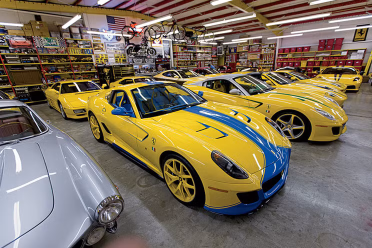 Đến nay, bộ sưu tập đã có hơn 40 chiếc với hàng loạt mẫu xe danh tiếng của Ferrari như 275 GTB sản xuất năm 1967, 365 GT4 năm 1975, Enzo năm 2003, F430 Scuderia 16M, 599 Sa Aperta.