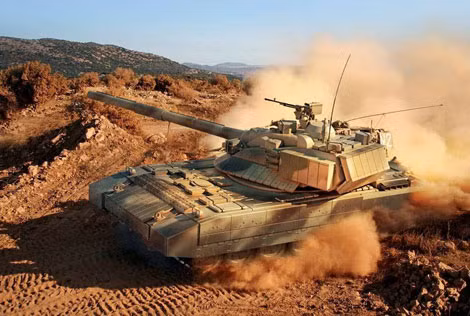 Ảnh đồ họa siêu tăng Armata.