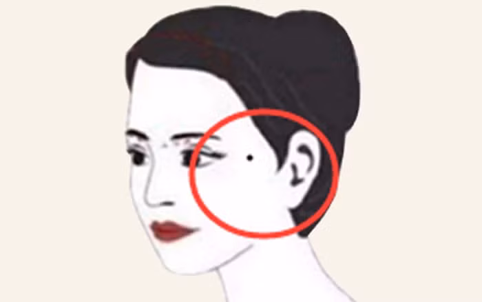 Thần Tài đánh dấu vận son, ai có nốt ruồi ở đây, cả đời phú quý Than Tai danh dau van son, ai co not ruoi o day, ca doi phu quy