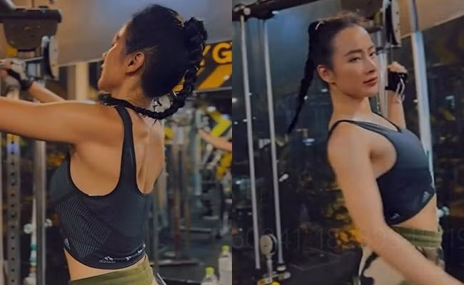 br/> Mới đây, Angela Phương Trinh đăng đoạn clip gây chú ý trên trang cá nhân. Clip ghi lại khoảnh khắc "bà mẹ nhí" khoe cơ bắp cuồn cuộn với bài tập vai sau và lưng giữa trong phòng gym.