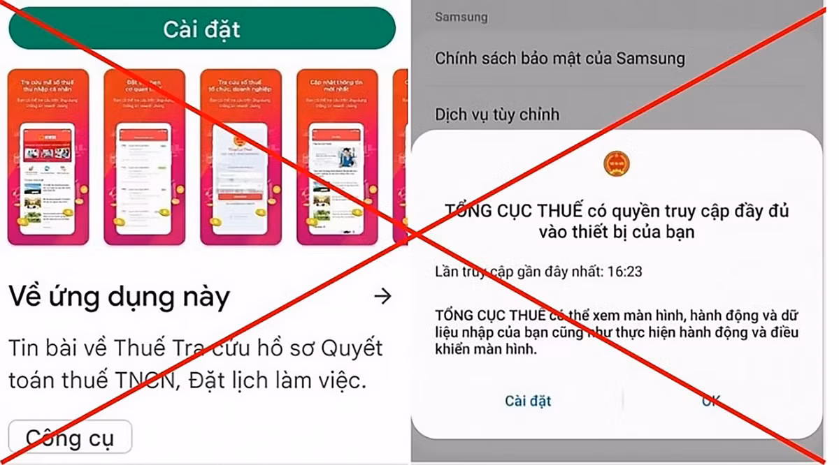 Bất cẩn cài đặt ứng dụng này, coi chừng bay sạch tiền tài khoản Bat can cai dat ung dung nay, coi chung bay sach tien tai khoan