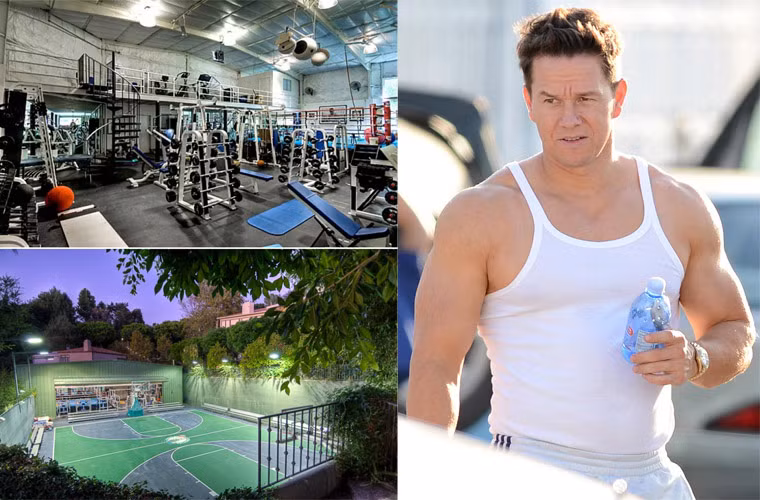 Để có được thân hình rắn chắc, cơ bắp cuồn cuộn, nam diễn viên Mark Wahlberg đã tập luyện không ngừng nghỉ trong căn phòng tập riêng tiện nghi này.