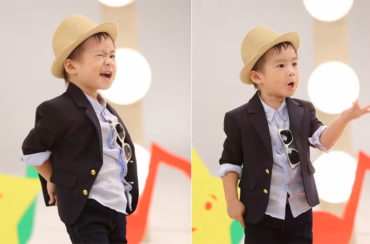 Là anh trai của cô em gái Cherry nên dù mới 3 tuổi, Rio tỏ ra rất chững chạc và am hiểu về các em bé. Đây là lý do khiến nhóc tì nhà Lý Hải – Minh Hà được lựa chọn ngồi “ghế nóng” cuộc thi "Huggies Bước nhảy mông xinh". Nhiệt tình nhận xét về phần trình diễn của các thí sinh, Rio thể hiện nhiều biểu cảm ngộ nghĩnh và đáng yêu.