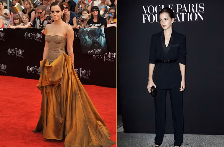 Ngôi sao "Harry Potter", Emma Watson, mặc dù chỉ đứng thứ 4, nhưng lại là ngôi sao Anh quốc có thứ hạng cao nhất trong danh sách.