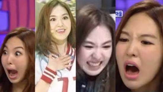 Wendy nhóm Red Velvet với đủ kiểu thể hiện cảm xúc hỉ nộ ái ố trước mặt khán giả.