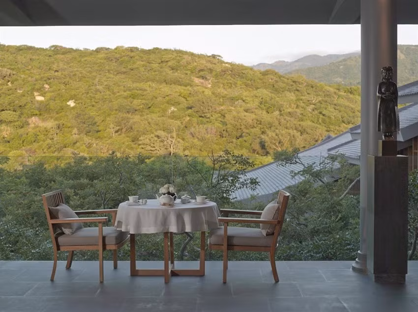 Amanoi Resort với không gian thoáng đãng, bình yên.