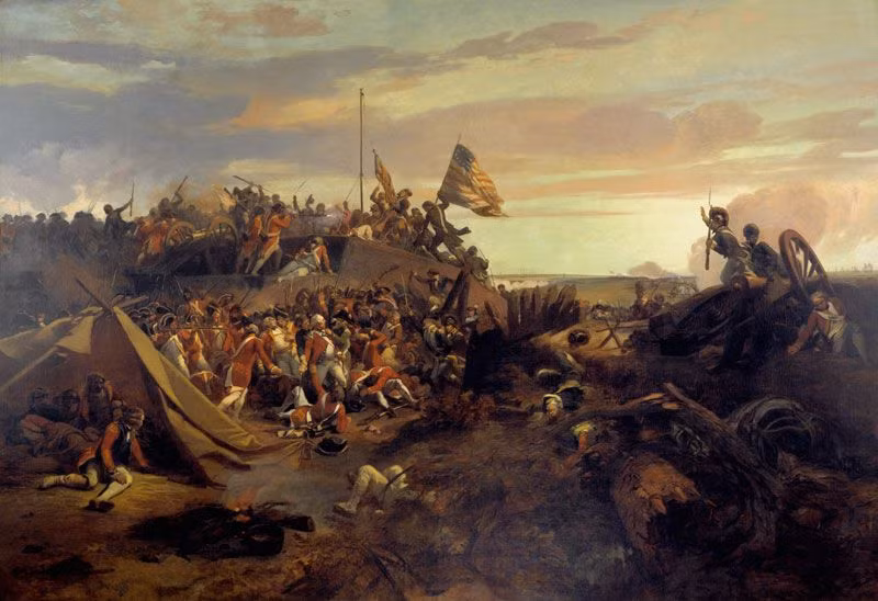 Diễn ra từ ngày 28/9-17/10/1781 giữa liên quân Pháp – Lục địa Mỹ với quân Anh, trận Yorktown được coi là trận đánh quan trọng nhất trong trong lịch sử cuộc chiến tranh giành độc lập của nước Mỹ.