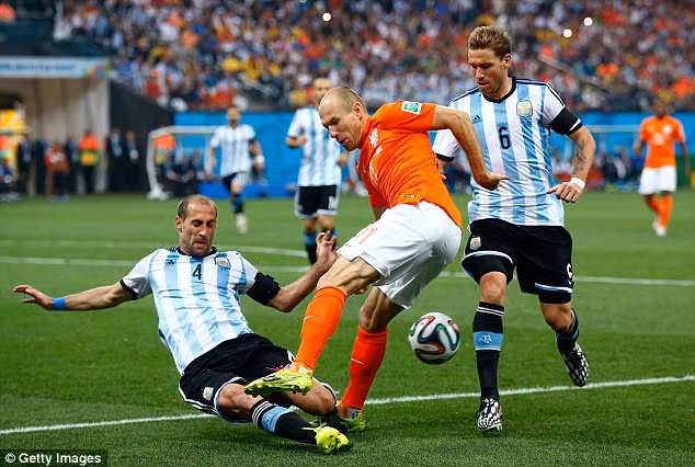 Ở trận đấu này, Robben cũng không thể hiện được quá nhiều.