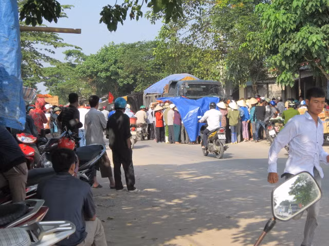 Hiện trường vụ tai nạn