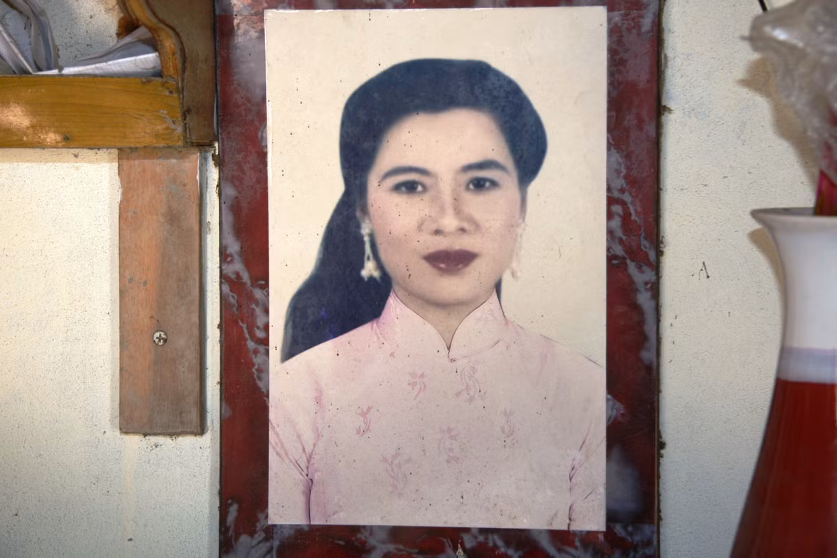 Di ảnh nạn nhân Hoan