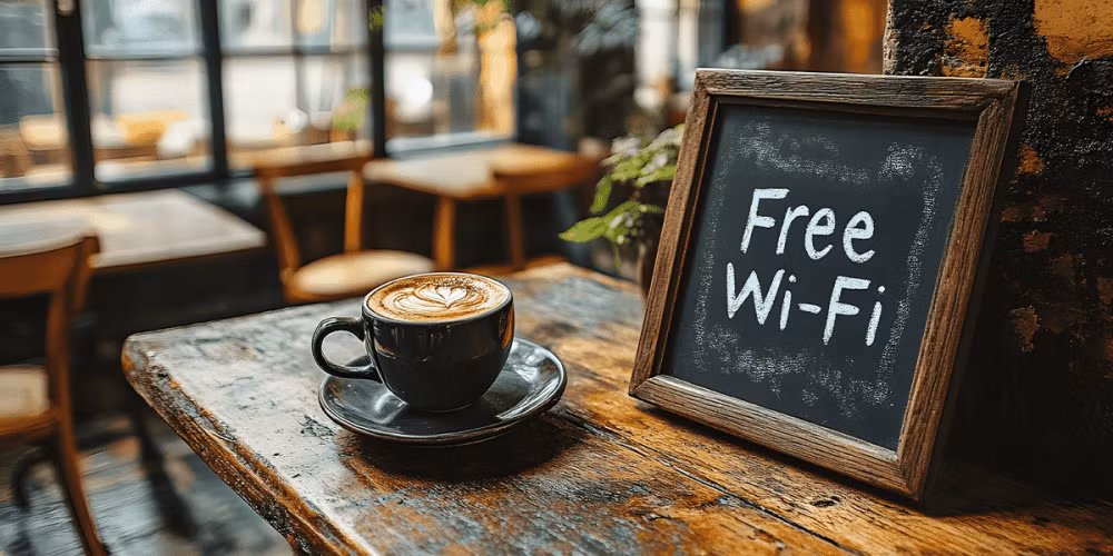 Cảnh giác với các mạng Wi-Fi giả mạo có tên gần giống với địa điểm uy tín nhưng chứa lỗi chính tả. (Ảnh: Rightworks)
