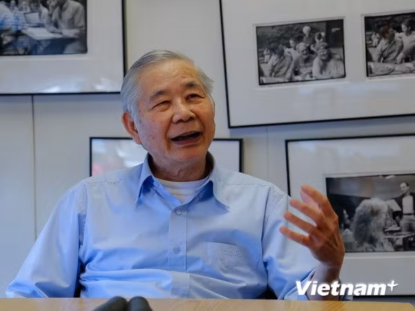 Chuyên gia nghiên cứu Nguyễn Bá Chung thuộc Viện nghiên cứu William Joiner, Đại học Massachusetts Boston. Ảnh: Quang Tuyến-Lê Dương/Vietnam+