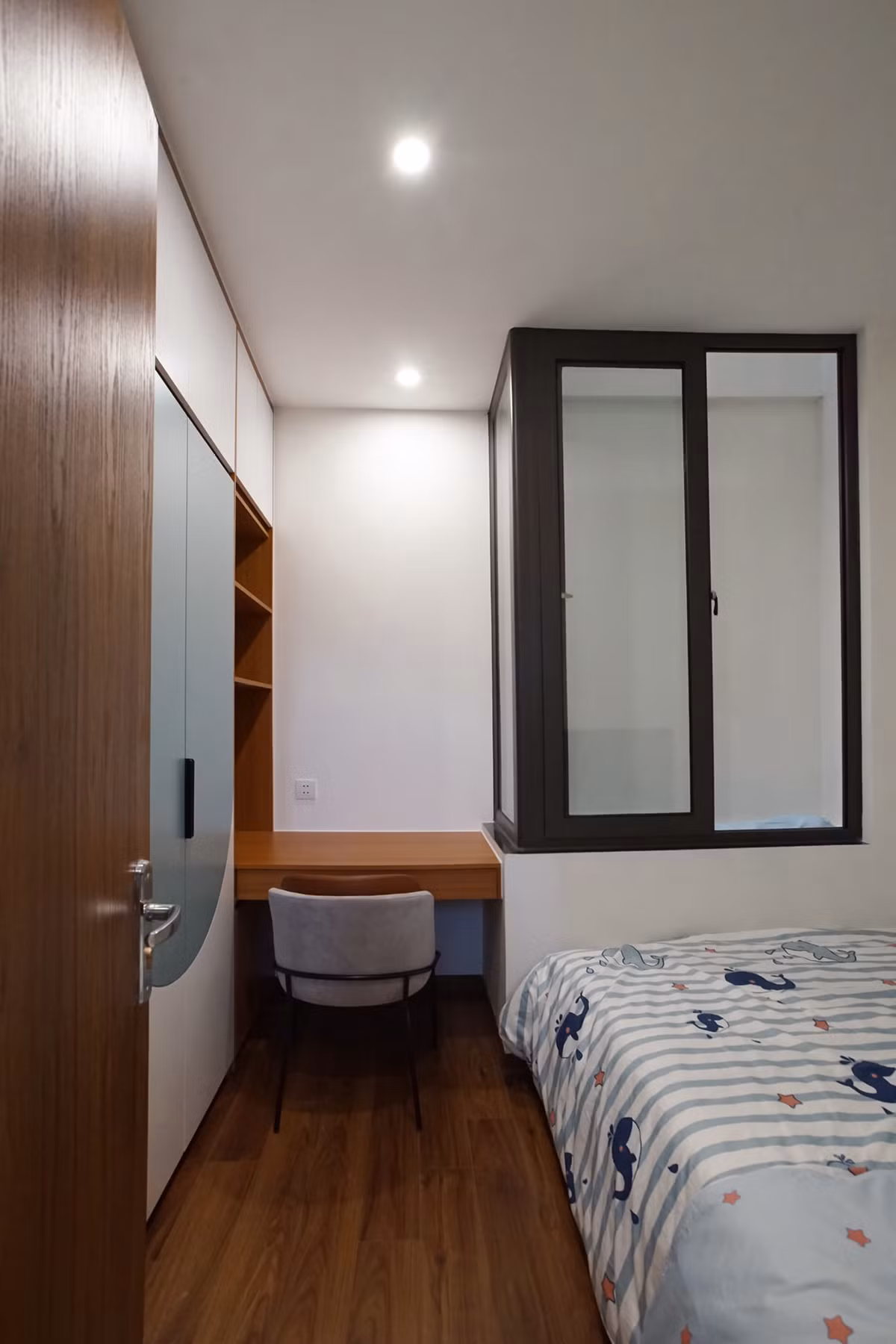 Ngoi nha 33m2 o Ha Noi du be ca Koi, tieu canh-Hinh-16