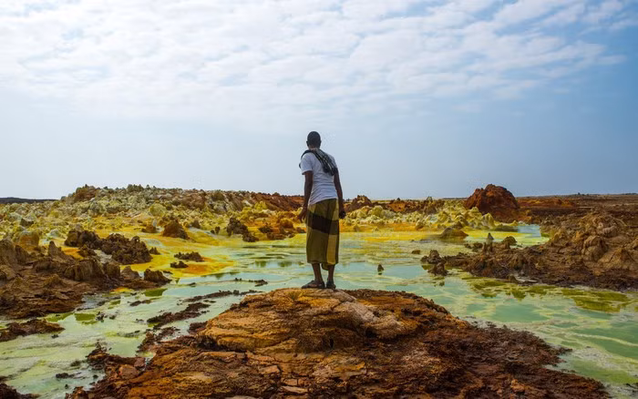 Suối địa nhiệt Dallol: Kỳ quan độc đáo có một không hai trên Trái đất Suoi dia nhiet Dallol: Ky quan doc dao co mot khong hai tren Trai dat
