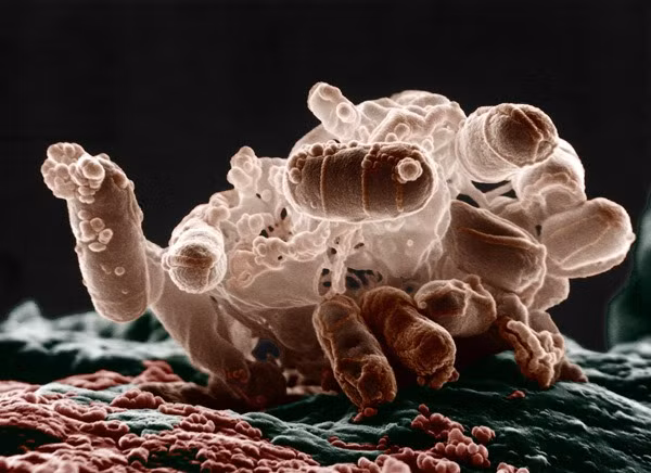 E. coli là viết tắt của thuật ngữ Escherichia Coli dùng để chỉ một nhóm vi khuẩn (bacteria) sống trong đường tiêu hóa (ruột) của con người và động vật. Chúng ta có thể bị nhiễm E. coli qua tiếp xúc hay phơi nhiễm với phân người và phân động vật, kể cả gia cầm. “Tiếp xúc” ở đây có nghĩa là uống nước hay ăn thức ăn bị nhiễm phân.