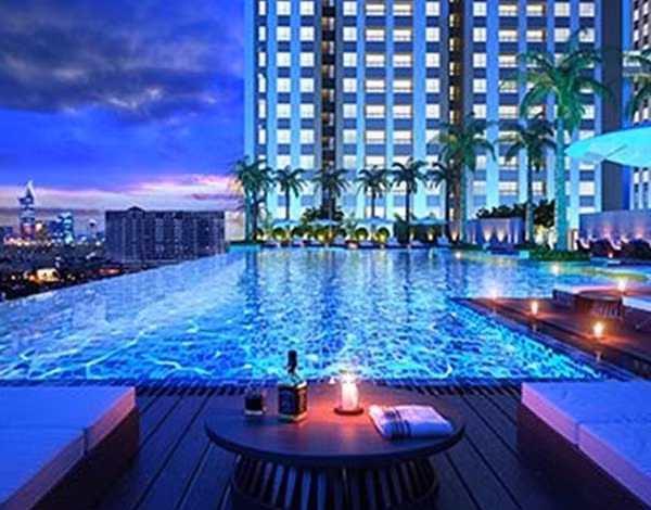 Điểm nhấn kiến trúc của Lexington là khu công viên cây xanh rộng hơn 8.000m2, hồ bơi rộng 600m2 và cách công viên đô thị rộng 7ha chỉ 200m.