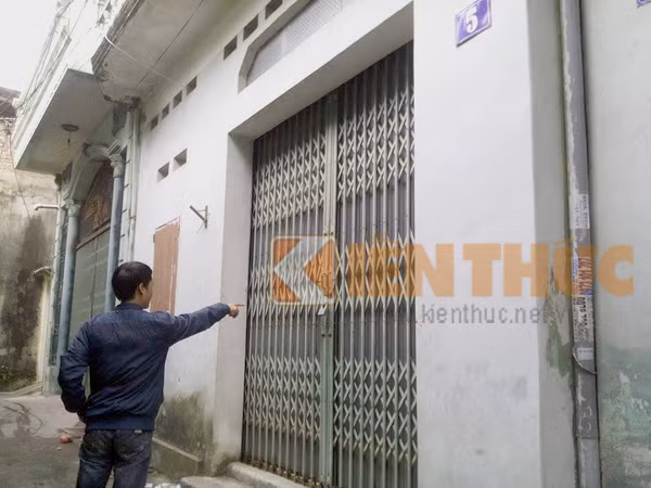 Nhà của ông Đ., nơi xảy ra vụ việc.