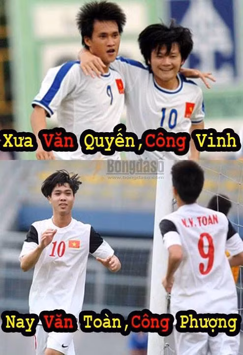 Sự thân thiết, ăn ý của cặp tiền đạo này khiến nhiều khán giả, người hâm mộ liên tưởng đến cặp đôi Công Vinh - Văn Quyến trong quá khứ.