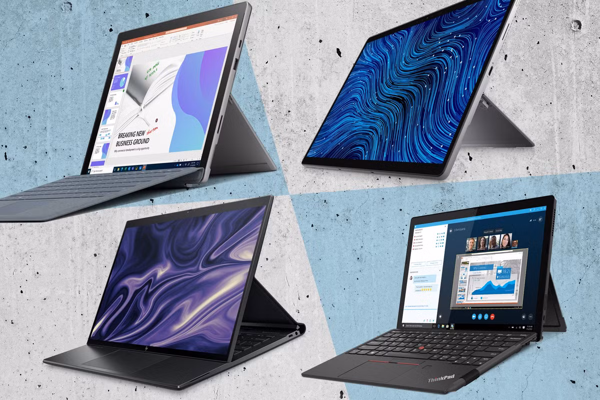 Còn với Tablet Windows như dòng Surface của Microsoft, chúng hoạt động như thiết bị lai với đầy đủ chức năng của PC để bàn, phù hợp cho các chuyên gia cần công cụ năng suất.