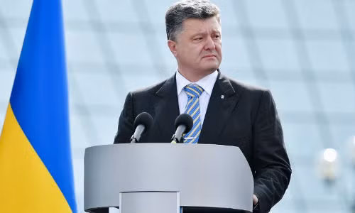Tổng thống Ukraine Petro Poroshenko.
