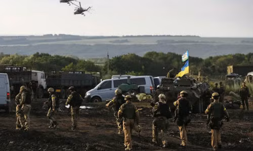 Quân đội Ukraine trong chiến dịch miền đông.