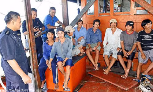 Ngư dân Việt Nam được giải cứu.
