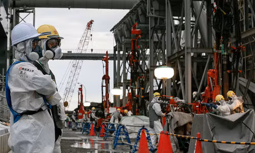 Nhà máy hạt nhân Daiichi ở Fukushima.