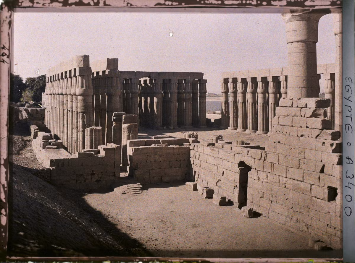 Khu vực nhà nguyện do pharaon Amenhotep III cho xây dựng ở đền Luxor.