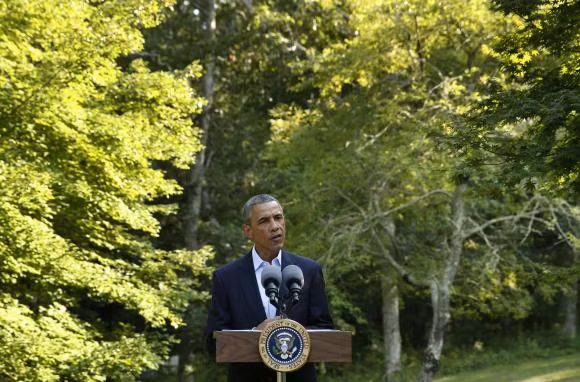 Tổng thống Obama phát biểu về quyết định bổ nhiệm Thủ tướng mới của Iraq ngày 11/8.