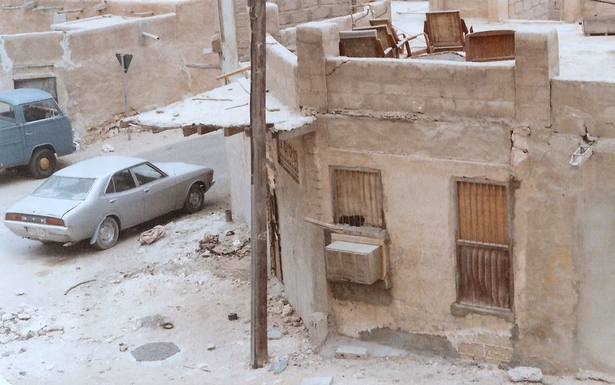 Ngôi nhà ở phố cổ Doha, gần thánh đường Abu Bakr Alsiddiq.