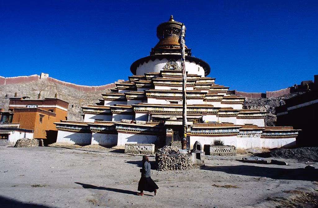 Đền Kumbum ở thị trấn Gyantse.