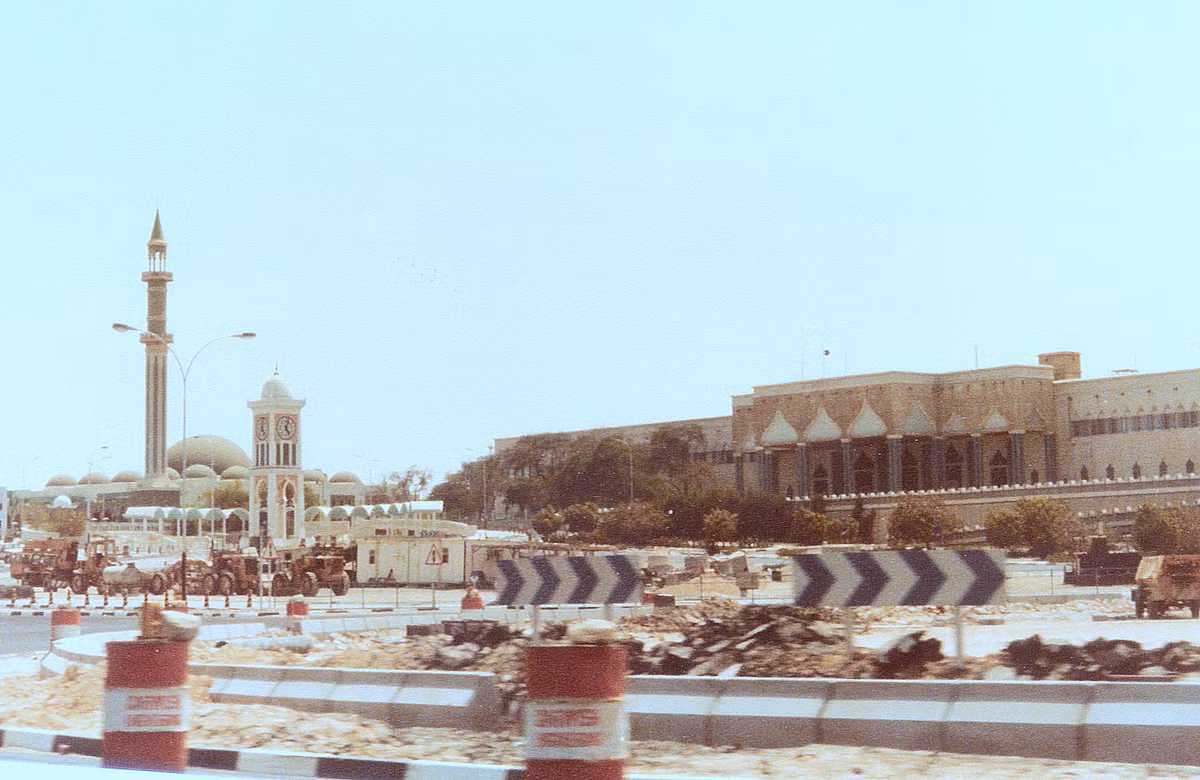 Tòa nhà Amiri Diwan, văn phòng chính thức của những người đứng đầu nhà nước Qatar.