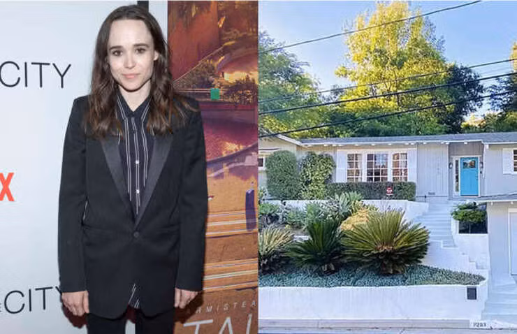 Elliot Page.Bốn năm sau vai diễn đột phá trong Juno, Elliot Page đã mua ngôi nhà khiêm tốn này ở thành phố Studio của Los Angeles vào năm 2011 với giá 885.000 USD.