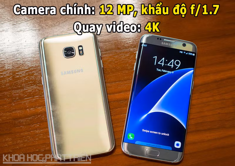 Đồng hạng 1: Samsung Galaxy S7 Edge (88 điểm).