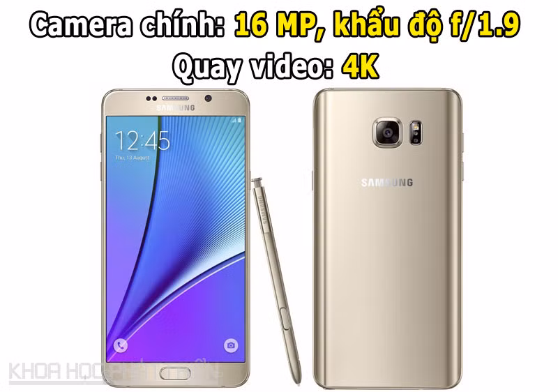 Đồng hạng 7: Samsung Galaxy Note 5 (86 điểm).