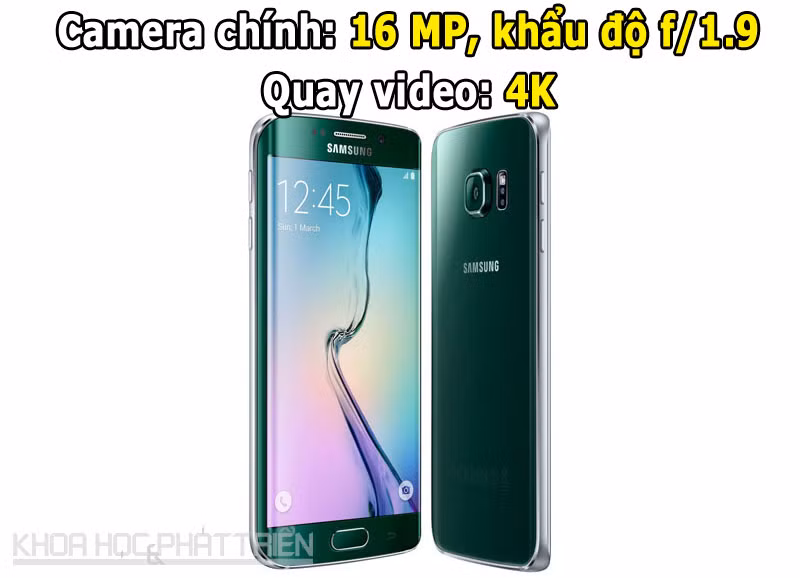 Đồng hạng 7: Samsung Galaxy S6 Edge (86 điểm).