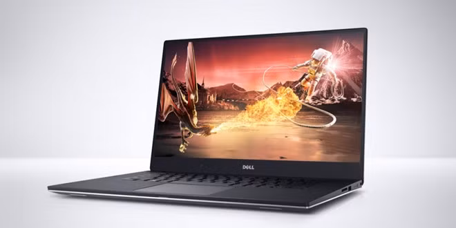  Dell XPS 13 và 15: Sử dụng tấm nền IGZO2 với viền siêu mỏng, bề mặt xung quanh bàn phím của XPS làm bằng sợi carbon cũng làm tăng vẻ đẹp cho máy. Thân máy vuông vức, đường nét đơn giản nhưng mạch lạc và hiện đại.