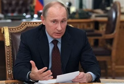 Tổng thống Nga Vladimir Putin.