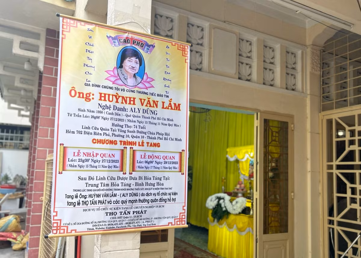 Le tang hiu quanh, khong gia dinh cua Aly Dung 